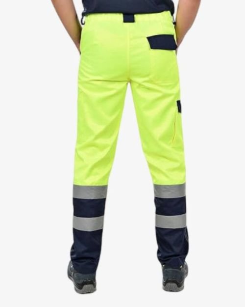 High Visibility Protection Safety Work Trouser – Yellow