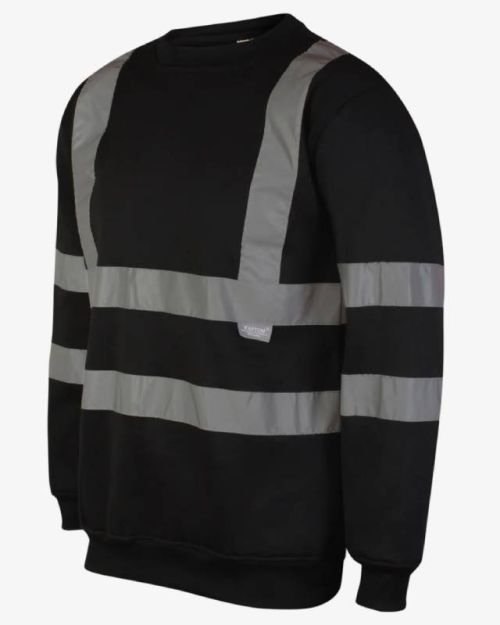 High Visibility Crew Neck Safety Sweatshirt