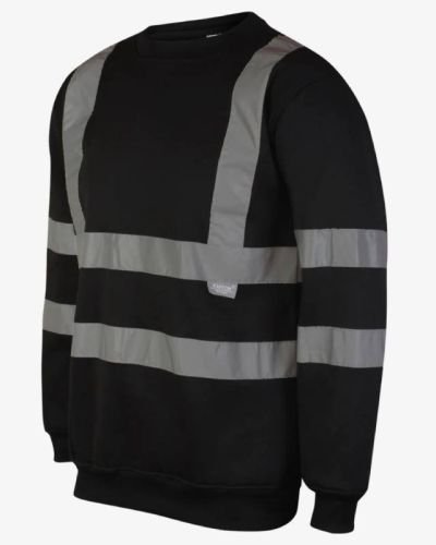 High Visibility Crew Neck Safety Sweatshirt