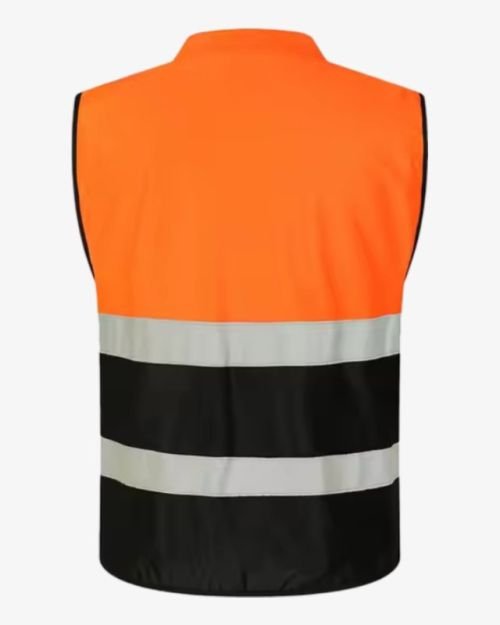 Reflective Safety Vest Visibility Waistcoat Unisex Jackets