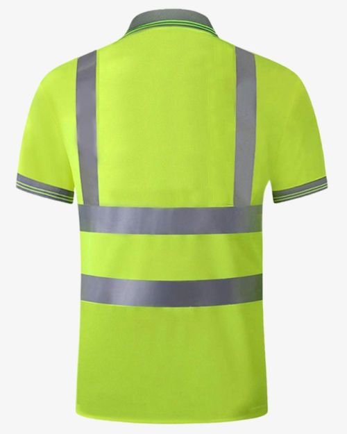 Hi Vis Visibility Short Sleeve Crew Neck T-Shirt